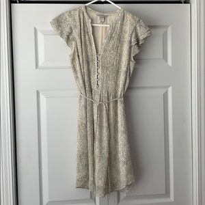 Black/Cream polka dot dress